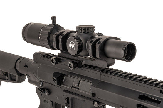 Primary Arms 1-6 optic mounted on a rifle